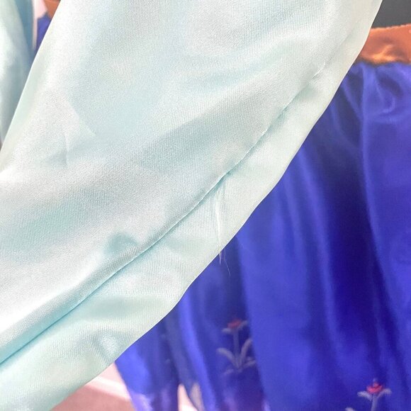 Disney Store Frozen Princess Anna Costume Dress Folk Style Dress-Up Size 9/10 - Picture 5 of 8